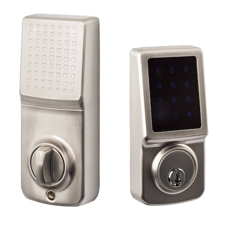 Sure-Loc Hardware Sure-Loc Hardware Touch Screen Deadbolt With Z Wave Function, Satin Nickel DK201-TSZW 15